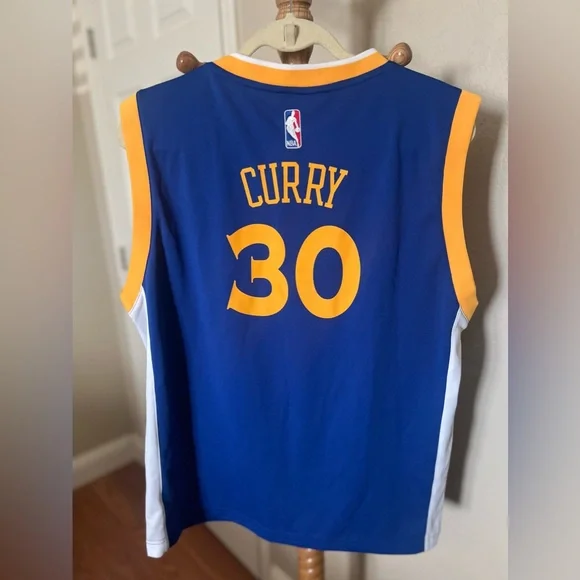 Authentic NBA Golden State Warriors Steph Curry #30 Adidas Jersey Size XL